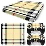 Body Color Stickers For PS4 Slim Console + 2Pcs Controller Cover Stickers 2