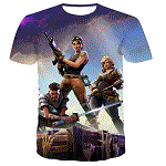 Fortnite Battelle royal T shirt 3d